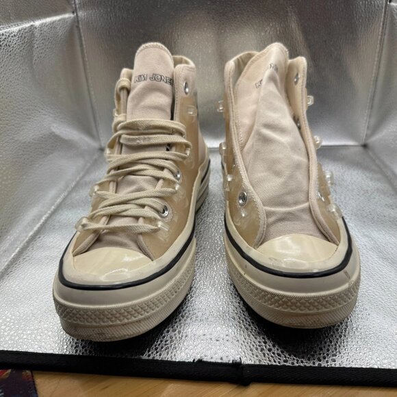 Size M 7 W 9 Kim Jones x Converse Chuck Taylor All-Star 70 Ivory Shoes 171258C - Picture 2 of 9